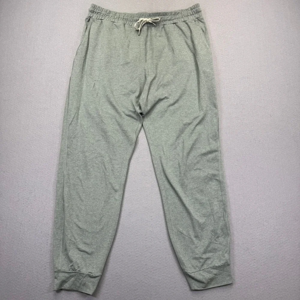 Vuori Performance Joggers Large Heathered Green VW303 Activewear Pants